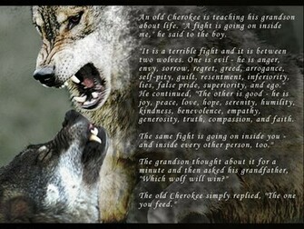 Wallpaper The Cherokee Indian Wolves