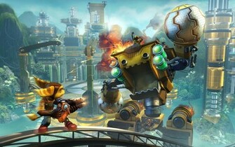 Ratchet And K Tools Of Destruction Wallpaper