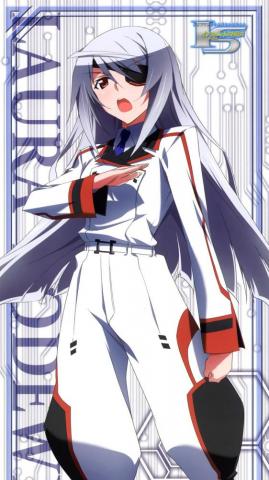 Laura Bodewig Infinite Stratos Anime Mobile Wallpaper Photo