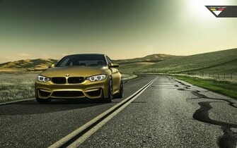 Vorsteiner Bmw M4 Austin Yellow Wallpaper HD Car