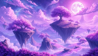 Cool Anime Purple Wallpaper