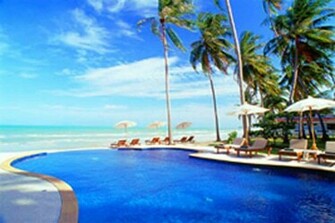 Beach Resort Wallpaper Background HD With Resolutions