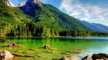 Ramsau German Municipality In The Bavarian Alps Lake Eyecandy