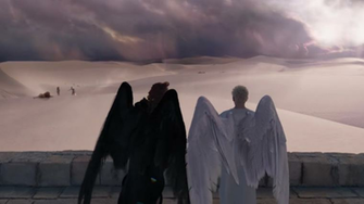 The First Good Omens Trailer Makes Armageddon Look Pretty Great Gq