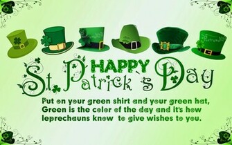 Happy Saint Patrick S Day Wishes And Greetings Wallpaper Wide