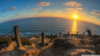 Seascape Fisheye HD Desktop Wallpaper High Definition