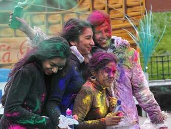 Colorful Holi Wallpaper HD Desktop