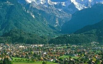 Interlaken Bernese Oberland Switzerland HD Wallpaper Travel