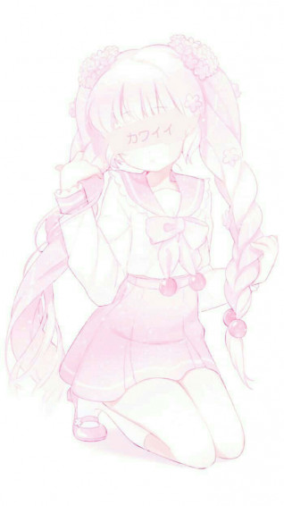 This Cute Pastel Pink Aesthetic Anime Wallpaper Will Transport
