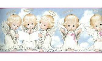 Faith And Angels White Baby Blessing Wallpaper