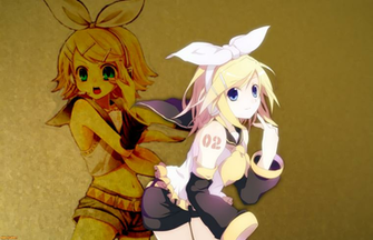 Vocaloid Rin Kagamine Wallpaper By Latios77