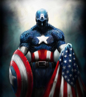 The Superhero Captain America Ready To Embark On His Epic Wallpaper