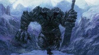 Fantasy Art Golem Mountain Wallpaper HD Desktop And Mobile