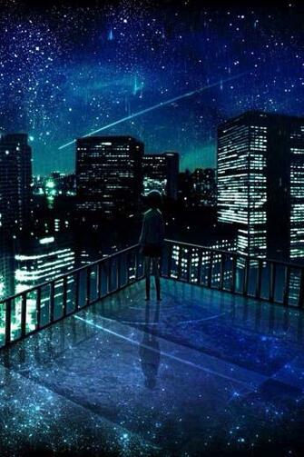 Eileen Zapata On Anime City Scenery