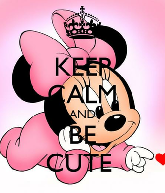 Keep Calm And Be Cute Carry On Image Generator