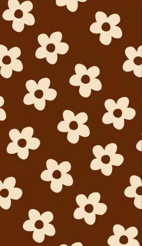 Dark Academia Floral Print iPhone Wallpaper Pattern