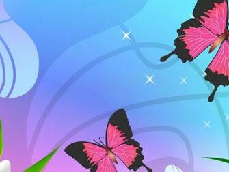 Pink Butterflies Wallpaper