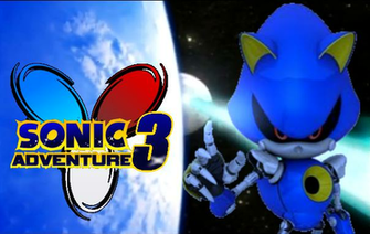 Cool Metal Sonic Background Sa3 Wallpaper