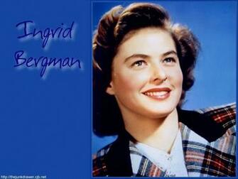 Ingrid Bergman Classic Actresses Wallpaper