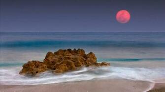 Moon Over Water High Quality And Resolution Wallpaper