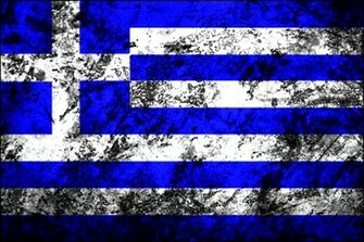 Greece Flag Grunge Style By Hellenicfighter