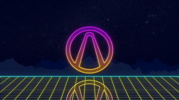 Vaporwave Vault Logo Wallpaper X R Borderlands2