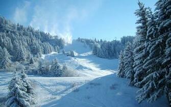 Ski Slope Wallpaper