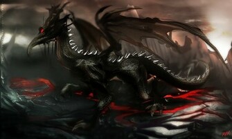 Black Dragon HD Wallpaper