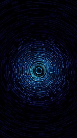 Round Tunnel Abstract iPhone Wallpaper