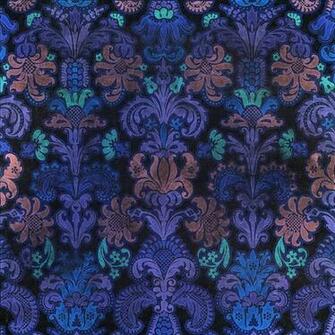 Colorful Damask Wallpaper Dark Desktop Background