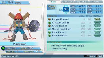 Puppetmon Digimon Story Cyber Sleuth Hacker S Memory