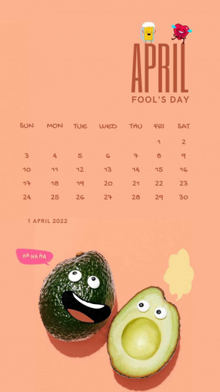 April Calendar Wallpaper