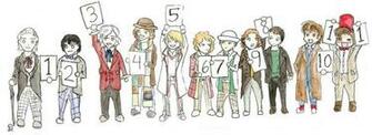 Doctor Who Line Up By Puppy Eater