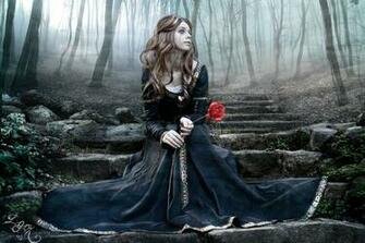 Hosting Image Pictures Wallpaper Gothic Girls Graveyard Cemet Jpg
