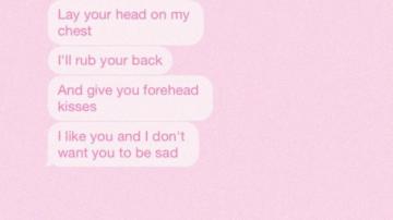 Aesthetic Lockscreen Message Wallpaper iPhone Texts
