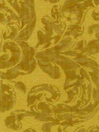 Zoffany Brocatello Yellow Wallpaper Alexander Interiors Designer
