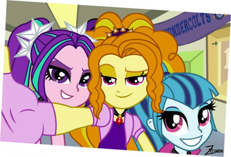 The Dazzlings Equestria Girls Rainbow Rocks By Zeldarondl On