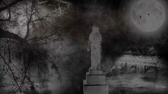 Halloween At The Graveyard Wallpaper