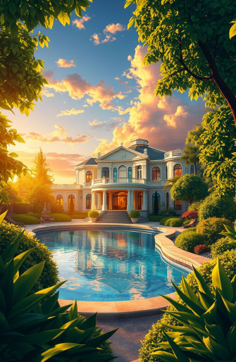 Luxury Mansion Wallpaper