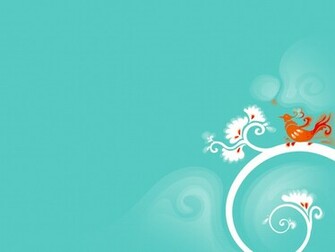Dekstop Wallpaper Birds Of Fire Fullscreen