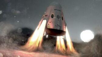 Mars Red Dragon Ship Spacex