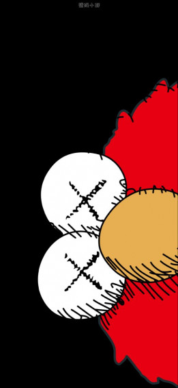 Ab On Sesame Street Kaws Wallpaper iPhone