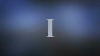 Blue Minimalistic Typography Ayn Rand Objectivism Letters Letter