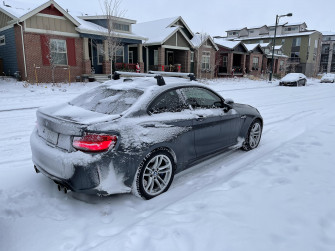 Who Else Drives Their Rwd M Car In The Snow Wallpaper
