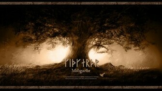 Midgard Yggdrasil Wallpaper Full HD By Playswithwolves On