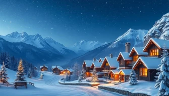 Panoramic Christmas Wallpaper