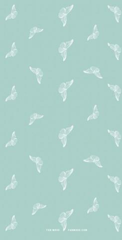 Cute White Butterfly Wallpaper For Phone