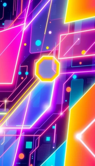 Neon 4k Phone Wallpaper
