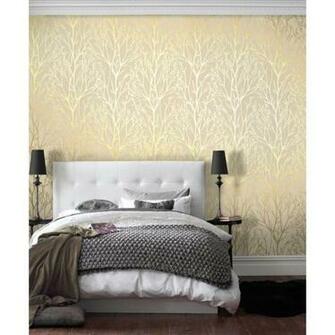 Wallpaper I Love Shimmer Metallic Gold