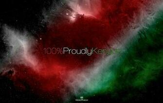 Proudly Kenyan Cool Flag Wallpaper